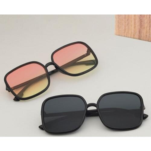 Designer Vintage Polarized Sunglasses Women Men Retro Anti Blu-Ray Sun Glasses Oversized Box Square