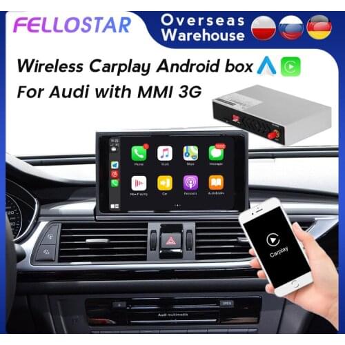 Hot sale!Wireless Carplay Android auto interface box For AUDI A1 Q3 A4 A5 Q5 A6 A7 Q7 A8 MIMI 2G MIMI3G MIB with WiFi BT