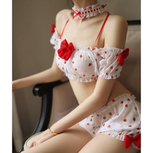 Sleepwear Women Cute Dot Bow Print Short Pajamas For Girl Pajama Set Sweet Slash Neck Sleeveless Strap & Shorts Summer Pijama