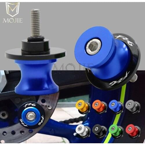 Swingarm Stand Motorcycle Stand Paddock 6MM Swingarm Sliders Spools For Yamaha FZ6 FZS600 2004-2008 2005 2006 2007 FZ 6 FZS 600