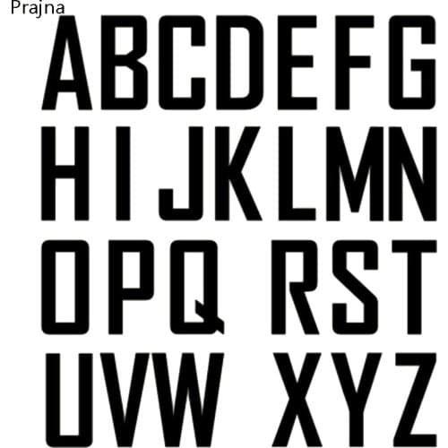 Prajna Printable Heat Transfer Vinyl Thermal Transfer Printed Letter Iron On Transfer For Clothing Applique Stickers Badge Patch