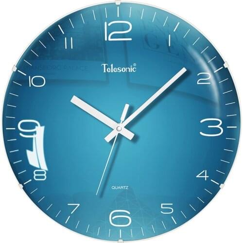 Simple Nordic Wall Clock Modern Design Digital Kitchen Minimalist Wall Clock Silent Quartz Glass Reloj Mural Home Decor WF50WC