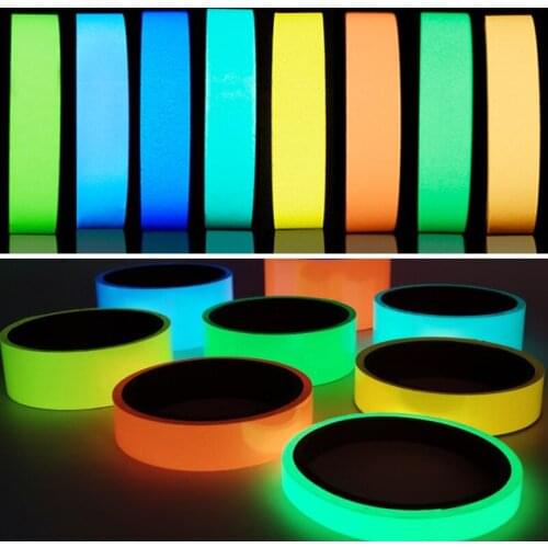 3M Luminous Fluorescent Night Self-adhesive Glow In The Dark Sticker Tape Safety Security Home Decoration Warning Tape