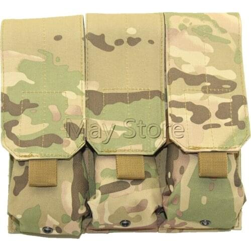 Tactical Molle M4 5.56mm Mag Magazine Pouch Bag For Airsoft Paintball Belt Panel Utility Pouch Bag