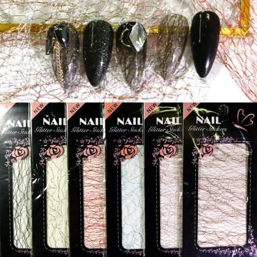 Nail Art Decoration DIY Net Star Paper ins wind nail gold foil fragments Sally Net Star Paper