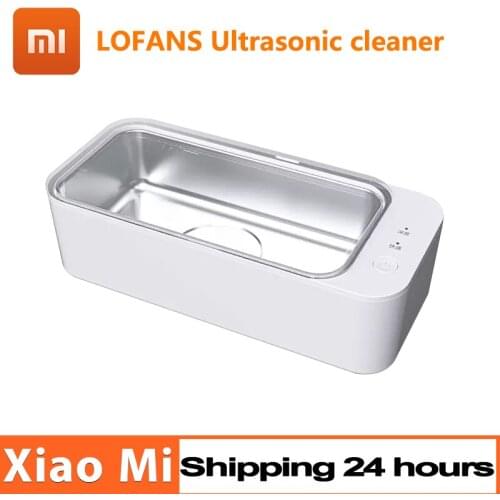 XIAOMI MIJIA Lofans Ultrasonic Cleaners Youth Edition sonic vibrator cleaning bath ultrasound wibrator apparatus washing