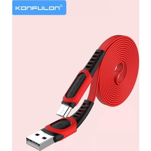 4A Fast Charging Cable Android Mobile Phone Date Cord Micro Quick Charge Red Cable USB For Phone