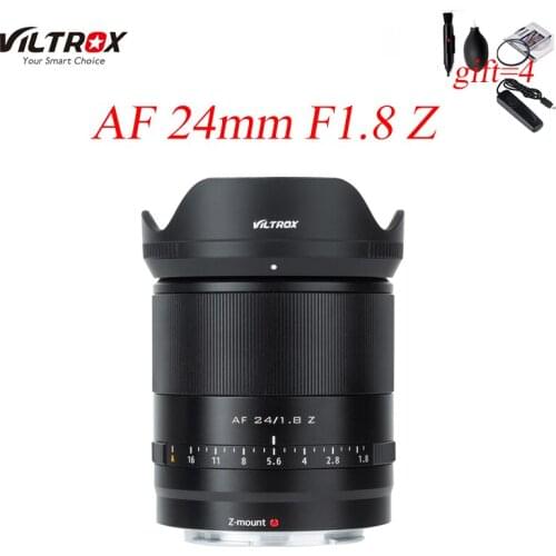 Viltrox 24mm F1.8 Z Camera Lens full frame Auto Focus Portrait Prime Eyes Focus AF For Nikon Z ZFC Z50 Z5 Z6 Z6II Z7 Mirrorless