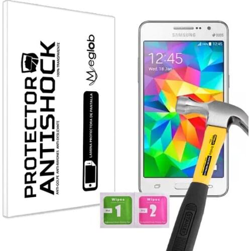 Protector de Pantalla Anti-Shock Anti-Golpe Anti-arañazos Compatible con Samsung Galaxy Grand Prime