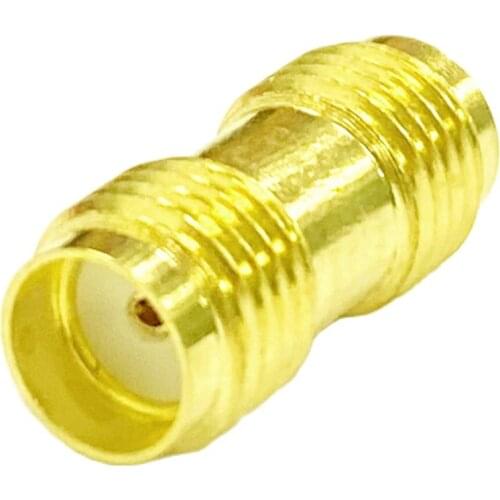 1pc SMA Female to Female Jack RF Coax Adapter Modem Convertor Connector Straight goldplated NEW wholesale