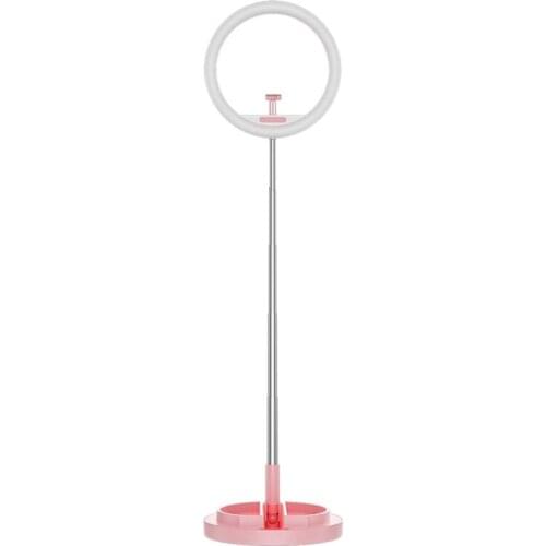 10 Inch Foldable Ring Light LED Filling Ligh with 360 Degree Rotatable Mobile Phone Holder