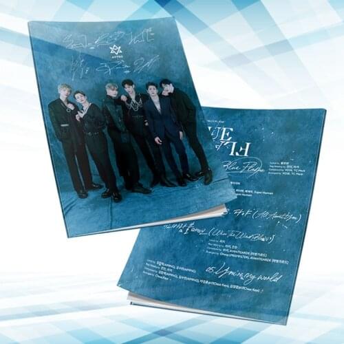 14.8 * 10.5cm , 27 Pages Inside , Kpop Astro Members Photo Card New Album BLUE FLAME Card Cha Eun Bin HD Photocard Photo Album