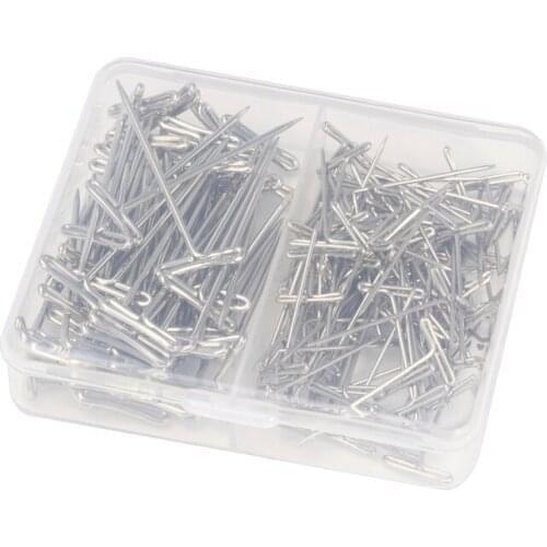 150PCS Mix Size 32MM 51MM T Pins for Craft Jewelry Knitting Sewing Crafting T-pins for Holding Wigs Display on Canvas Head