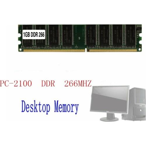 1GB DDR PC 2100 DDR 1 266MHZ Desktop PC Memory Module Computer Desktop DDR1 RAM
