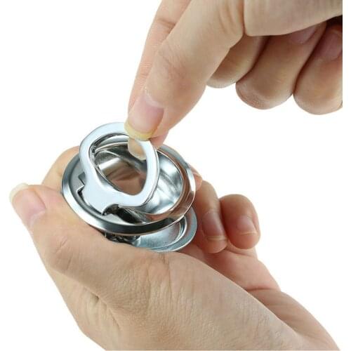 2 pieces Aluminium Boat Locker Pull Hatch Latch Marine Lock Flush Handle