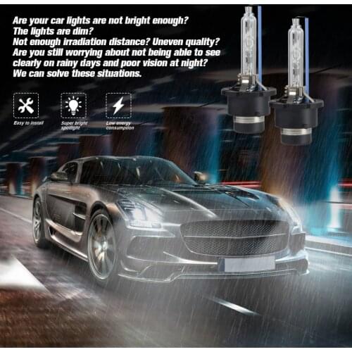 2PCS Xenon D1S D2s D3S D4s 35W Diamond Visio 6000k Auto Accessories Super White Car Bulb Halogen Auto Light Bulbs