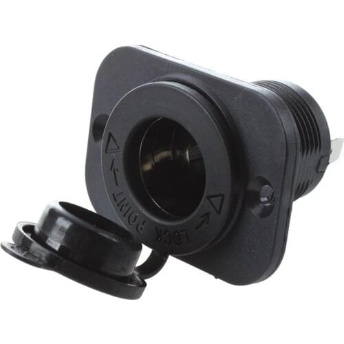 2 x Power outlet 12V cigarette lighter plug recessed for Car Moto Boat