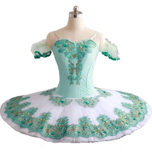 Ballet dresses green ballet costumes professional ballet tutus ulnara in the ballet Le Corsaire Esmeralda, Medora green 0071