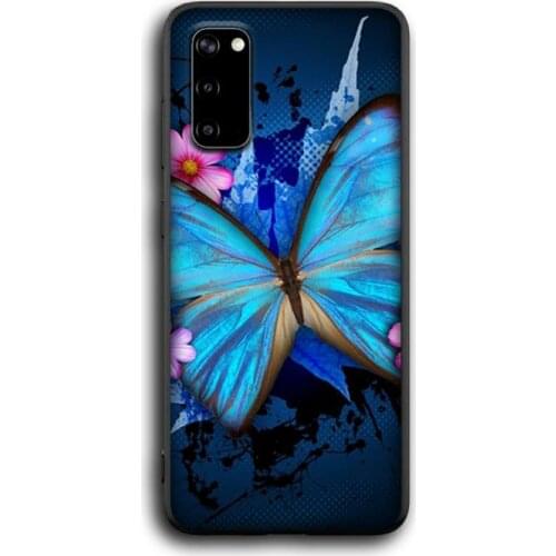 Ymphony Butterflies Phone Case for Samsung S6 S7 edge S8 S9 S20 S21 S30plus ultra S21/S30 S10-5G lite 2020 S10E