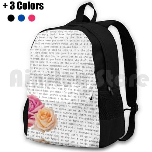 Somewhere Only We Know Lyric Ft. The Roses Outdoor Hiking Backpack Waterproof Camping Travel Somewhere Only We Know Somewhere