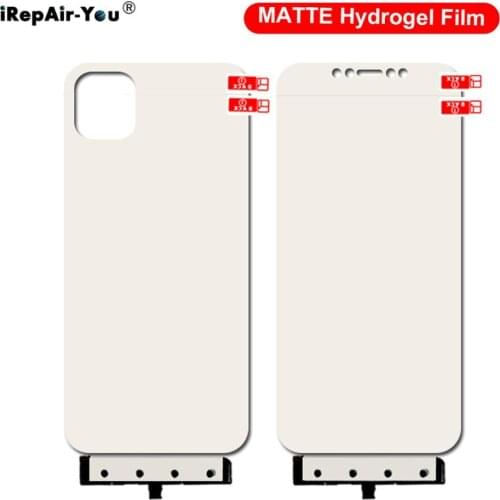 Matte Front Back Hydrogel Film For iPhone 12 mini Full Cover Screen Prottector for iPhone 12 11 pro max X Xr Xs max Nano Film