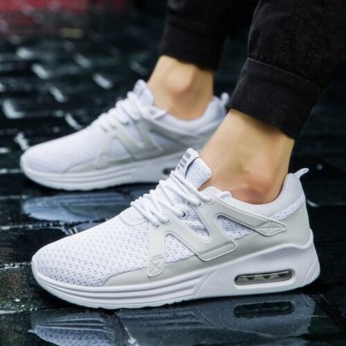 38~47 Fashion Men Sneakers Mesh Casual Shoes Lac-up Mens Shoes Lightweight Vulcanize Shoes Walking Sneakers Zapatillas Hombre