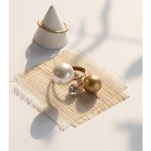 Linen Rings Earrings Bangle Bracelets Display Holder Jewelry Display Tray Creative Linen Tray