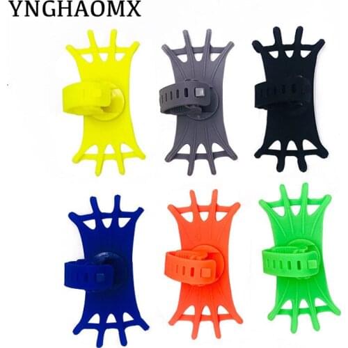 Wholesale 100pcs/lot Universal Bicycle Mobile Phone Handlebar Bracket Silicone Holder For i 6 7 8 x 11 mobile phone holder