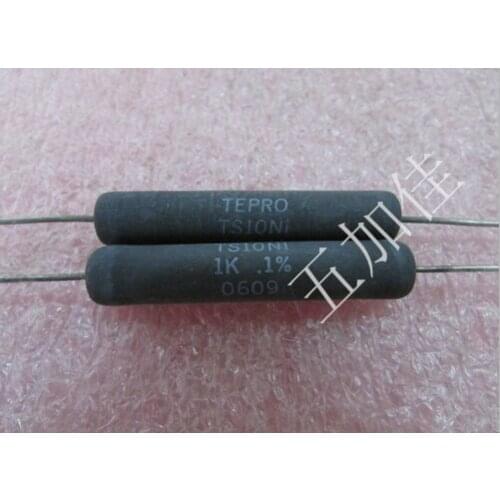 Original new 100% TS10NI 10W 1K 0.1% wire wound resistance copper foot 8x45mm (Inductor)