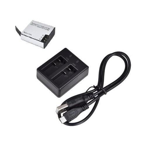 Original Hawkeye Firefly 8S 8SE 7S X Action Camera 3.85V 1200mAh Lipo Replacement Battery With 2 In 1 Battery USB Charger Kit