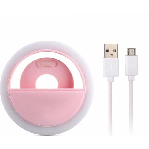 Everyfit Portable Selfie Ring LED Ring Light With 36 Led Bulbs Spotlight Video Light Fill Light Suit for iPhone, Ipad