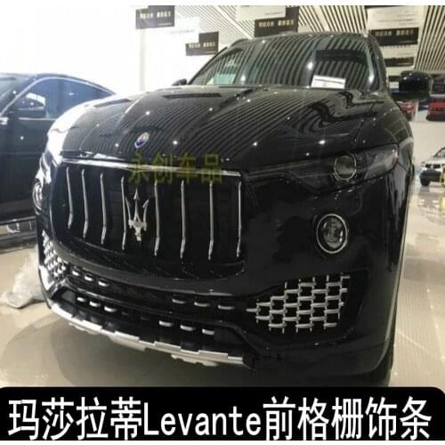 Applicable to Levante Special Medium Mesh Front Fog Lamp Refitting Maserati Grid Decorative Strip