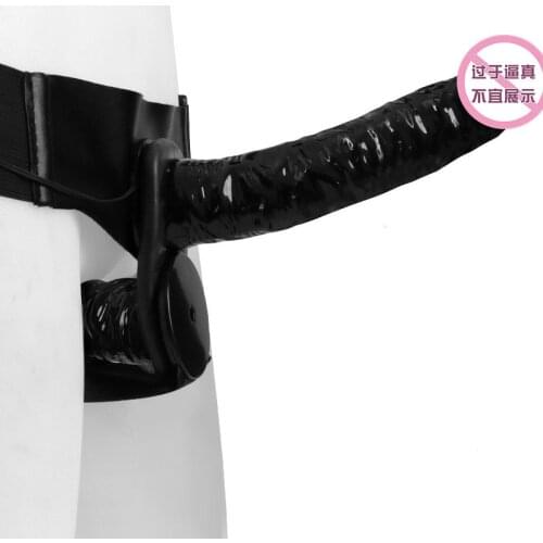 Detachable Strap on Double Dildo Pants Infinitely Variable Speed Vibrating Masturbation Device Realistic Penis Lesbian Sex Toys