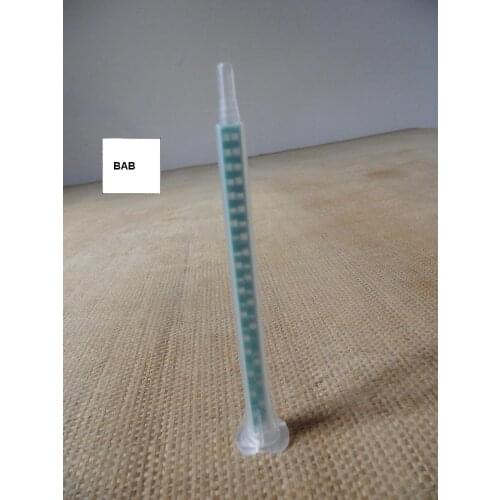 50PCS/lot Epoxy Resin Static Mixer PMF/FMC6-24(jammed type)green Square green Tube Mixer Mixing Nozzles for Duo Pack Epoxies