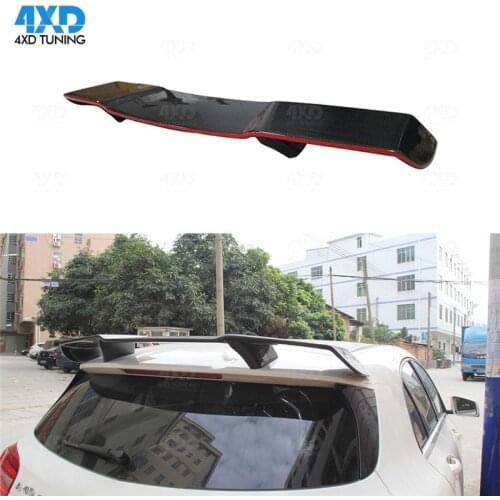 A Class W176 carbon spoiler R Style For Mercedes A45 AMG Carbon Roof spoiler Paint with Red Line 2013 2014 2015 2016 2017 2018