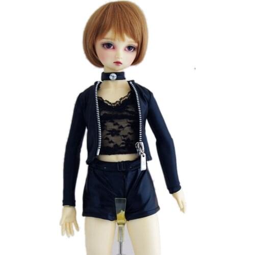 [wamami] 367# Black Leather /Suit 1/4 SD DZ AOD BJD Dollfie