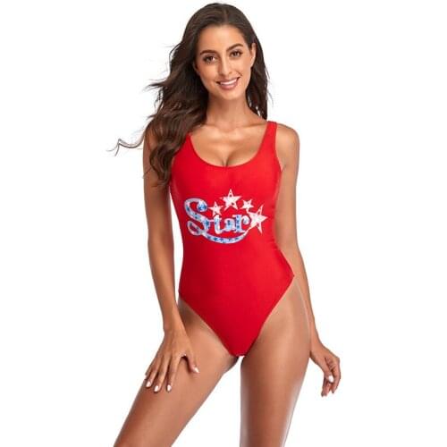 Womens Swimsuit Xxl 2021 One-piece Maillot De Bain 1 Piece Femme Full Print Bathing Suit Black Red Yellow Padded Beachwear