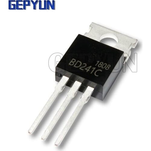 10PCS BD243C BD243 100V 6A TO-220 Bipolar Transistors NPN General Purpose Gepyun
