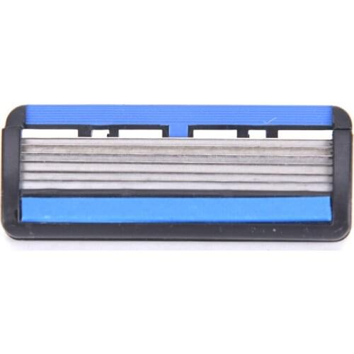 12pcs Mans Stainless Steel Six-layer Manual Blade With A Razor Holder