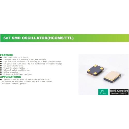 5pcsEpson active chip crystal oscillator sg7050cbn 100m 100MHz 100.000mhz wide temperature 5 * 7