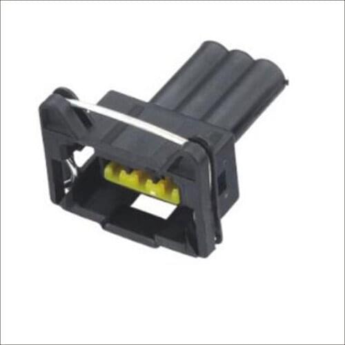 50SET car wire connector male female wire connector fuse plug connector automotive wiring 3 pin terminal socket DJ7036A-3.5-21