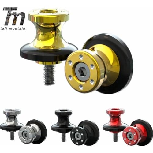 6mm 8mm Universal Motorcycle Swingarm Spools Slider Stand Screw Bolts For Harley sportster 883 1200 softail fatboy heritage dyna