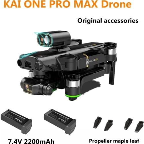KAI ONE PRO MAX Drone Battery 7.4V 2200mAh /Propeller Blade KAI ONE MAX Drone Spare Parts Original Accessories Flying 25 Mins