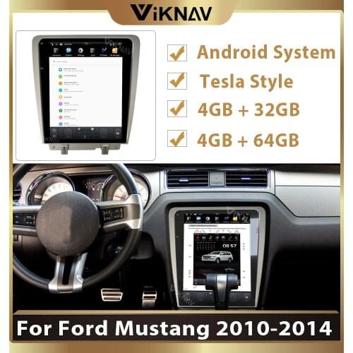 12.1 inch android system Car Multimedia DVD player for-Ford Mustang 2010-2014 GPS navigation radio player