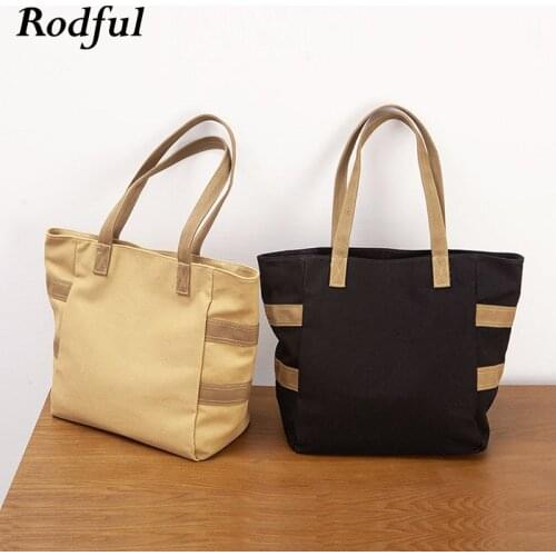 A4 Big Nylon Fabric tote Bag Womens Shoulder Bag Ladies Large Cloth Tote Bags for Women 2021 Black Handbag Shopper purse Female