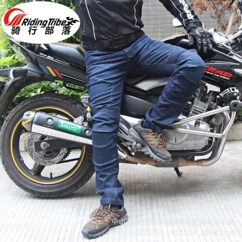 RidingTribe spring and summer anti-fall off-road motorcycle racing pants motorcycle riding pants jeans men