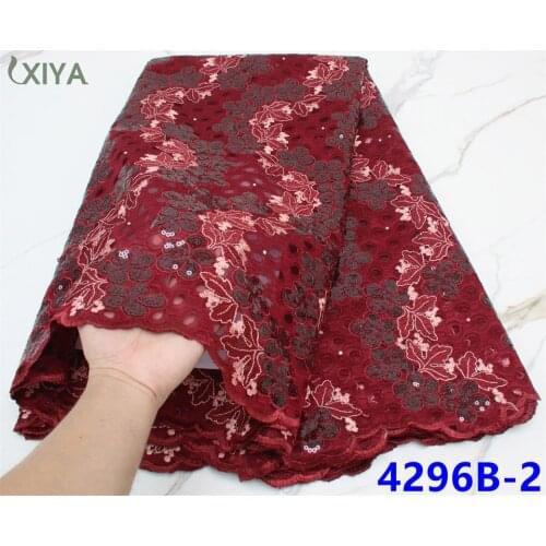 Cheap Sequin Lace Fabric Embroidery Velvet Lace Fabric Africa Lace Fabric for Wedding Party French Sequence Lace Fabric APW4296B