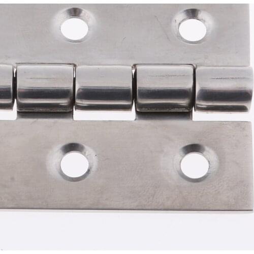 Door Hinge 60 x 42mm Boat 316 Marine-Grade Stainless Steel Polished