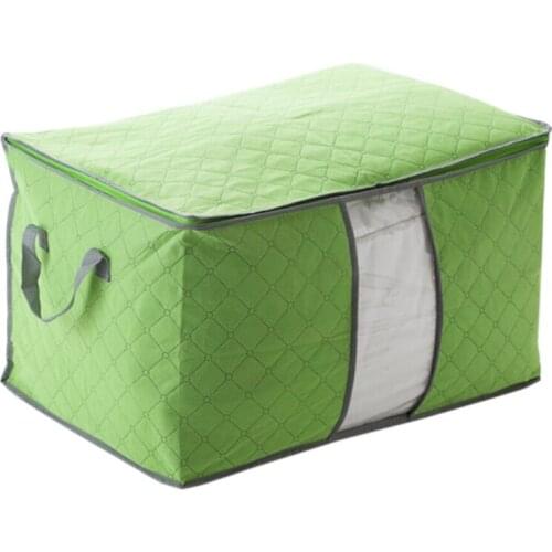Hot Portable Durable Cloth Container Organizer Non Woven Underbed Pouch Storage Bag Box For Clothing