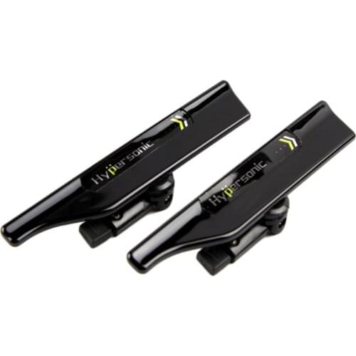Hypersonic 2 Pcs Black Wiper Stand Windshield Wiper Wing Windshield Wiper Blade Spoiler Mate Wing Auto Car Tool Accessories
